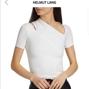 Helmut Lang Slashed TShirt